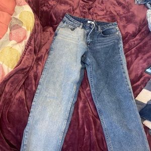 Forever 21 Jeans, mixed colored denim
